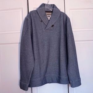 Joseph Abboud Shawl Collar Sweater - Navy